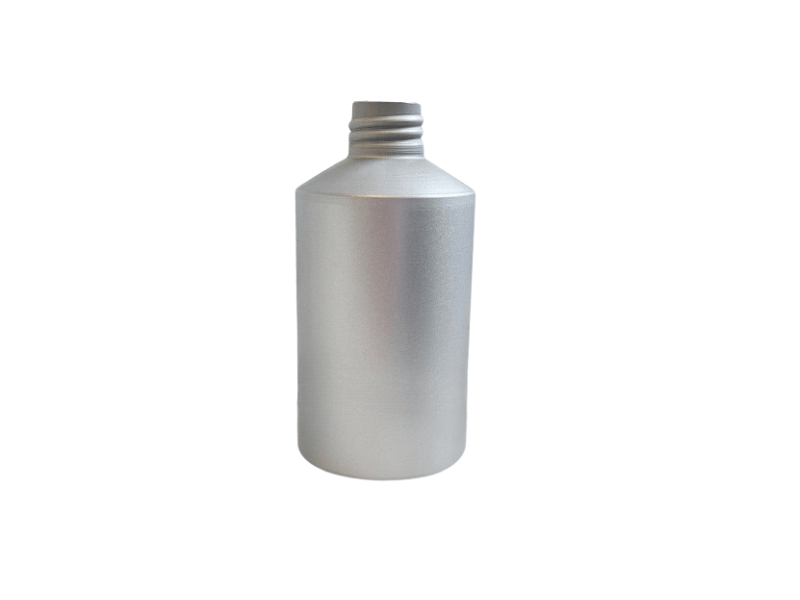 300ml Sharp Shoulder Aluminium Bottle – PCR100, 28/410