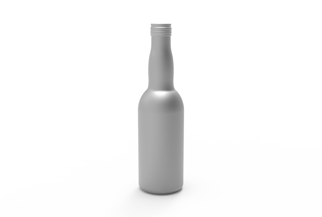 50ml Aluminium Miniatures Bottle, ROPP20