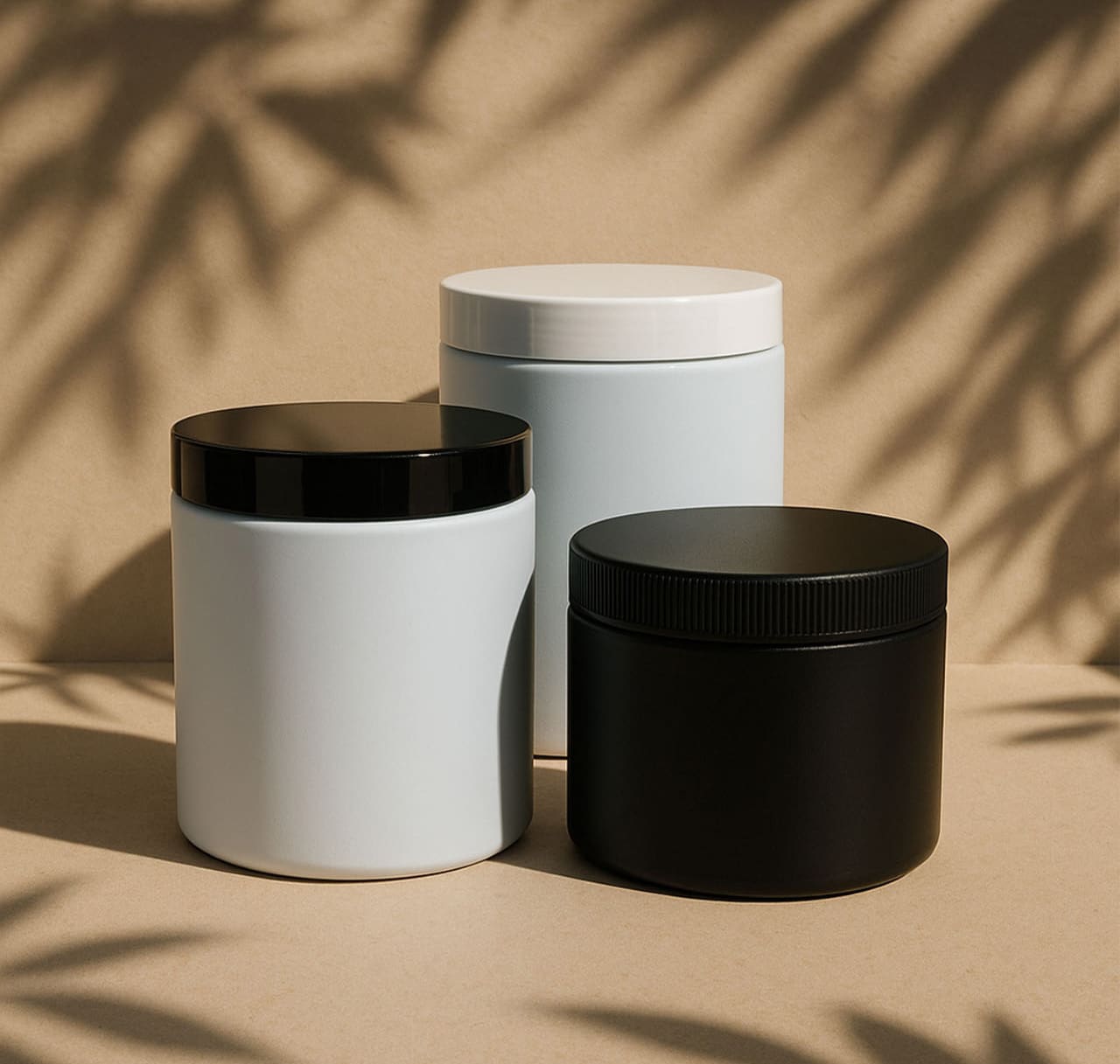 HDPE Straight Sided Jars