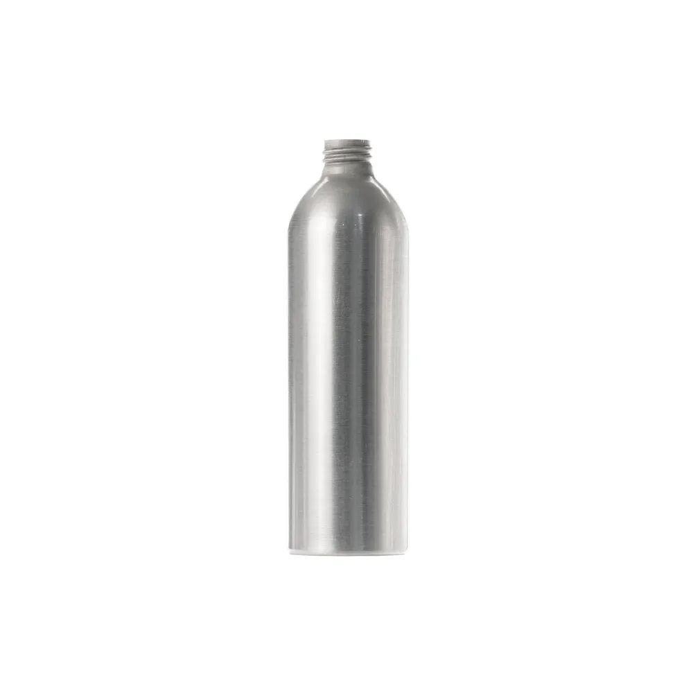 500ml Brushed Aluminium Bottle – PCR100, BPA-NI, 28/410